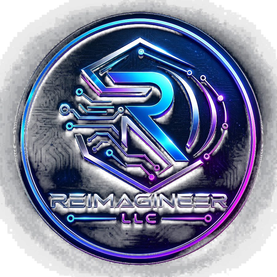 Reimagineer, LLC neon logo